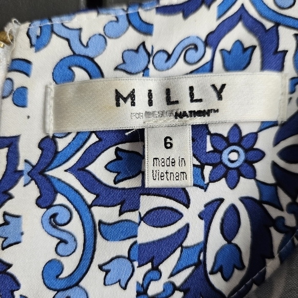 MILLY for Design Nation Womens Dress Sz 6 - Picture 11 of 12